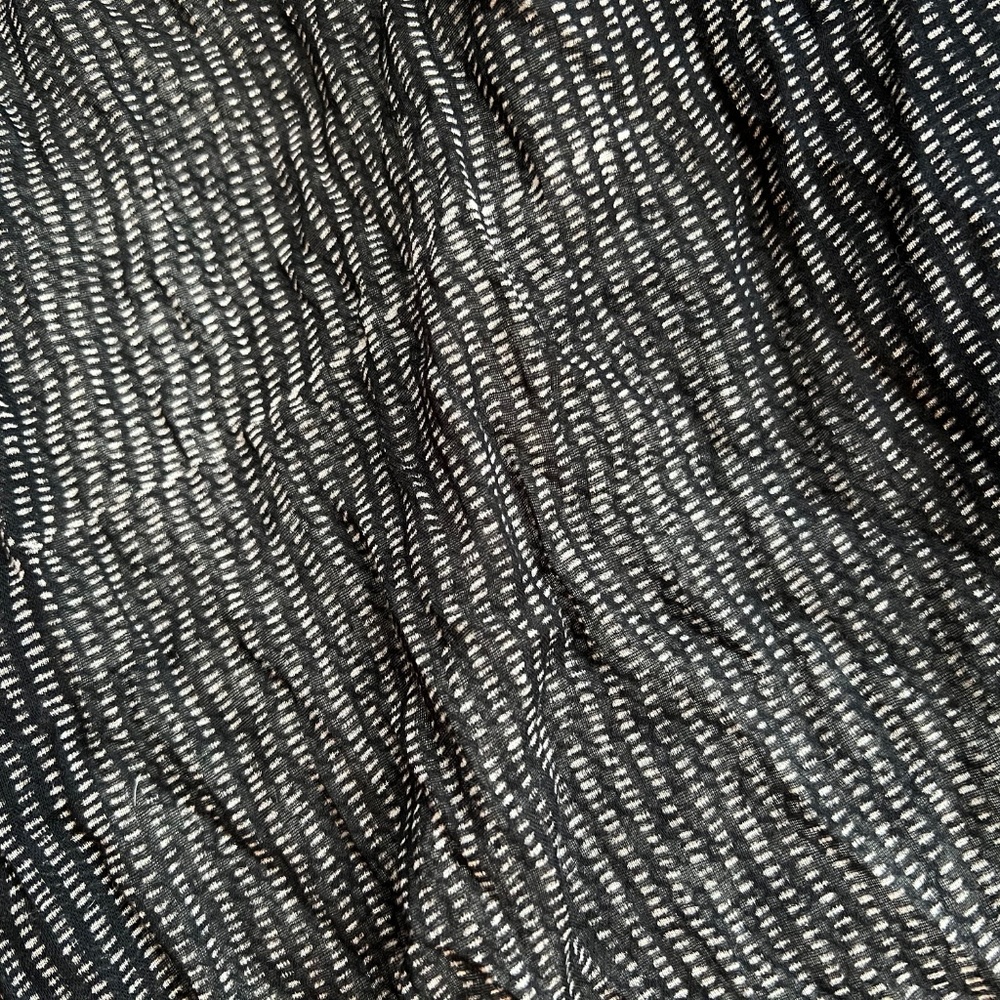 Black & White Print Scarf